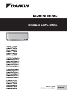 CTXA-AWAS,BS,AT,BT,BB,FTXA-AWAS,BS,AT,BT,BB_3PSK485919-7S_Operation manual_Slovakian download